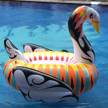 Load image into Gallery viewer, Giant Bohemian Swan Pool Float
