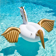 Load image into Gallery viewer, Giant Golden Unicorn Pool Float
